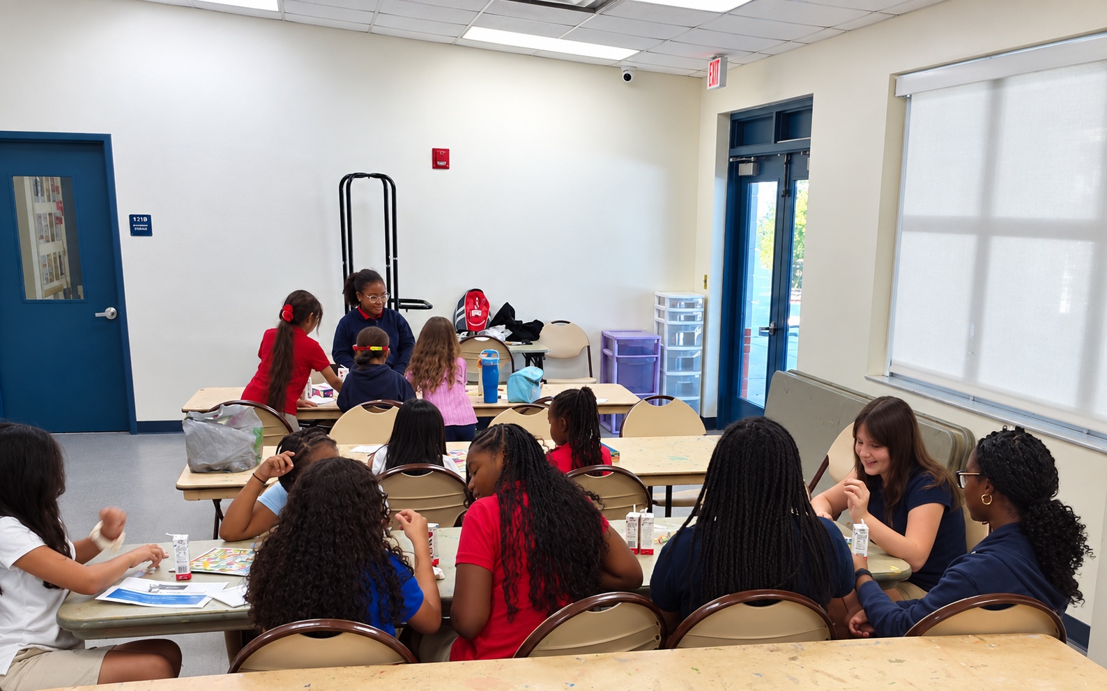 RUBIES mentees participating in game night in 2024